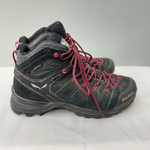 Alp Mate Mid Women Salewa Alp Mate Mid hiking boots women\'s 7 waterproof black‎ out virtual pink